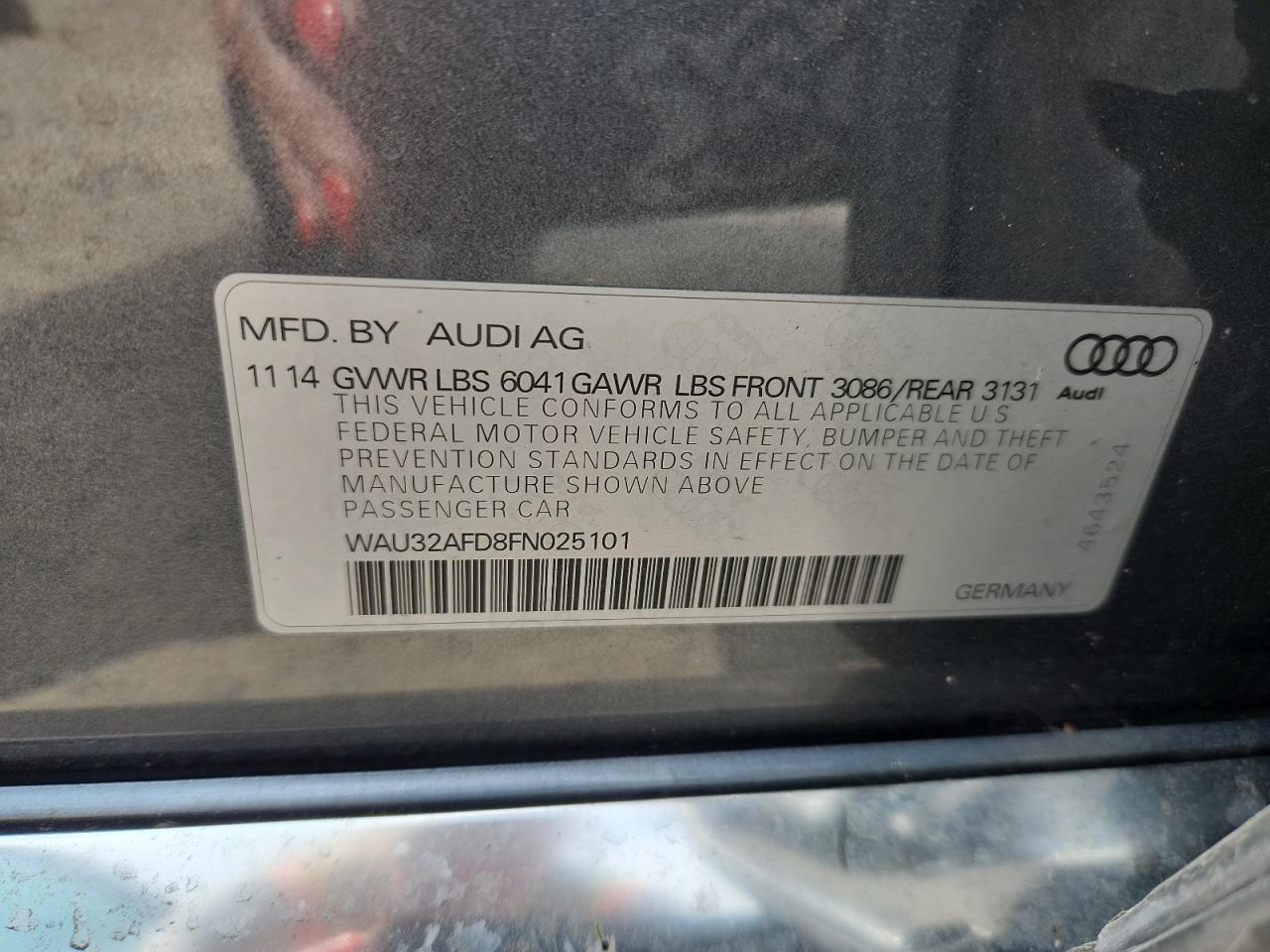 2015 AUDI A8