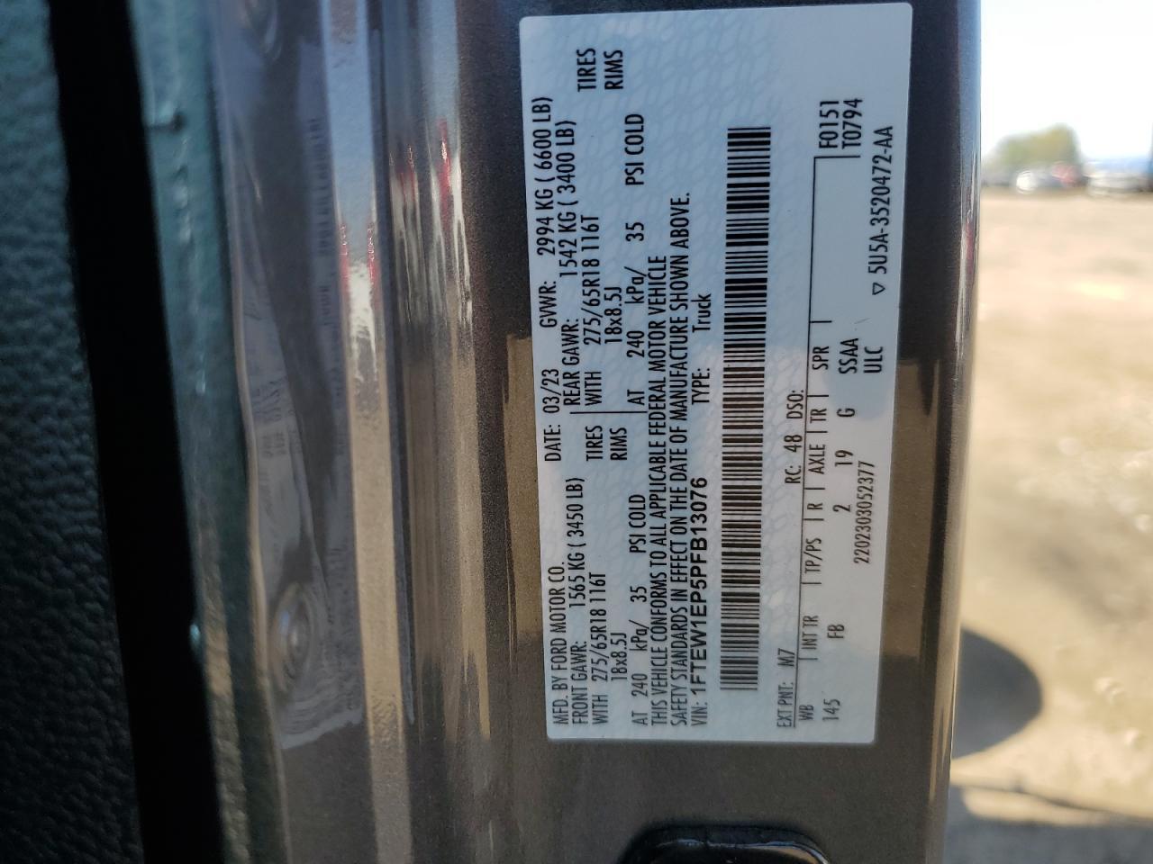 2023 FORD F-150 Lightning