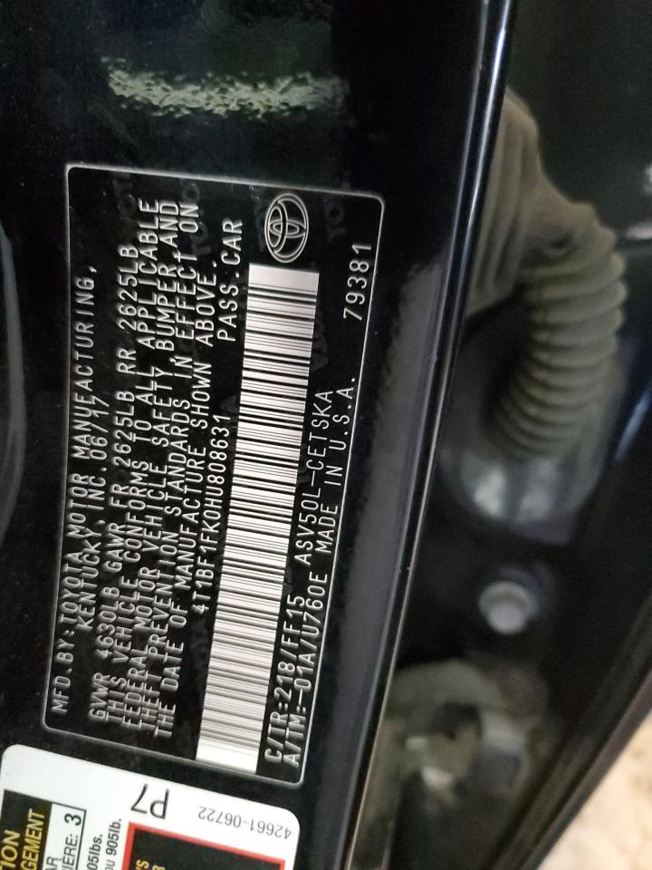2017 TOYOTA CAMRY