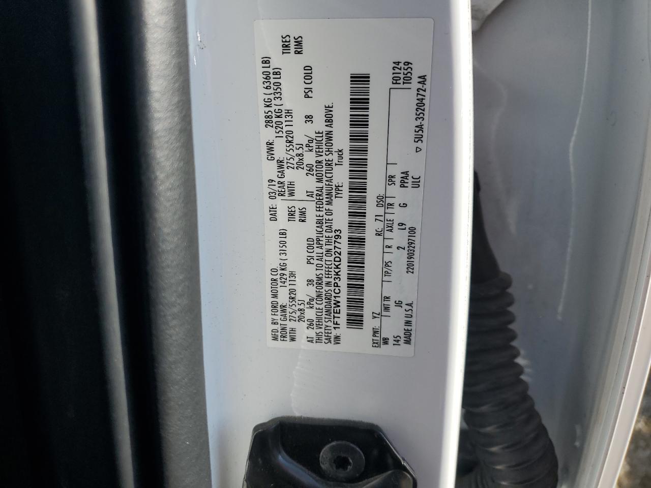 2019 FORD F-150