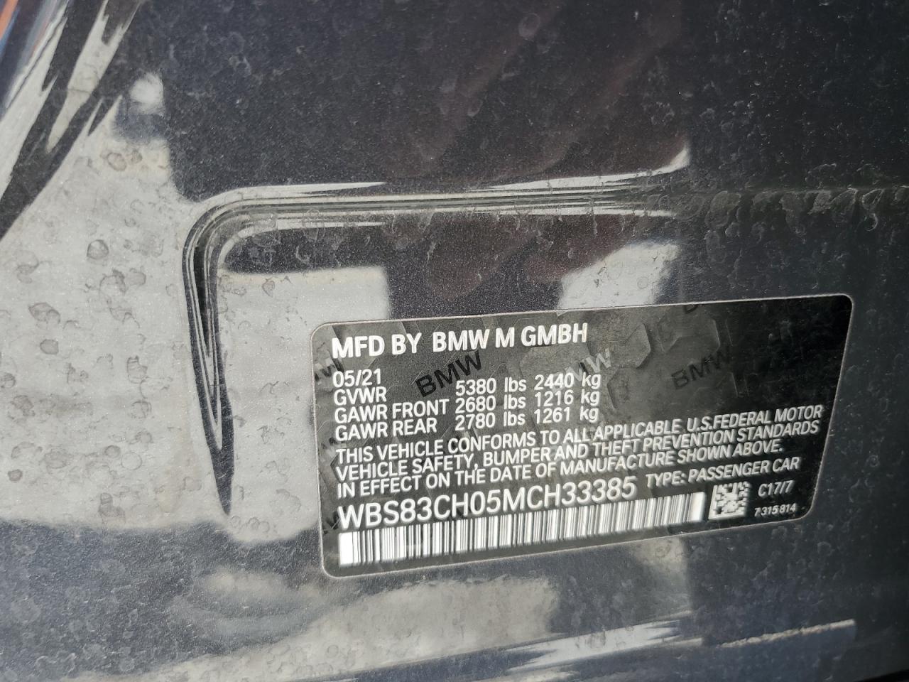2021 BMW M5