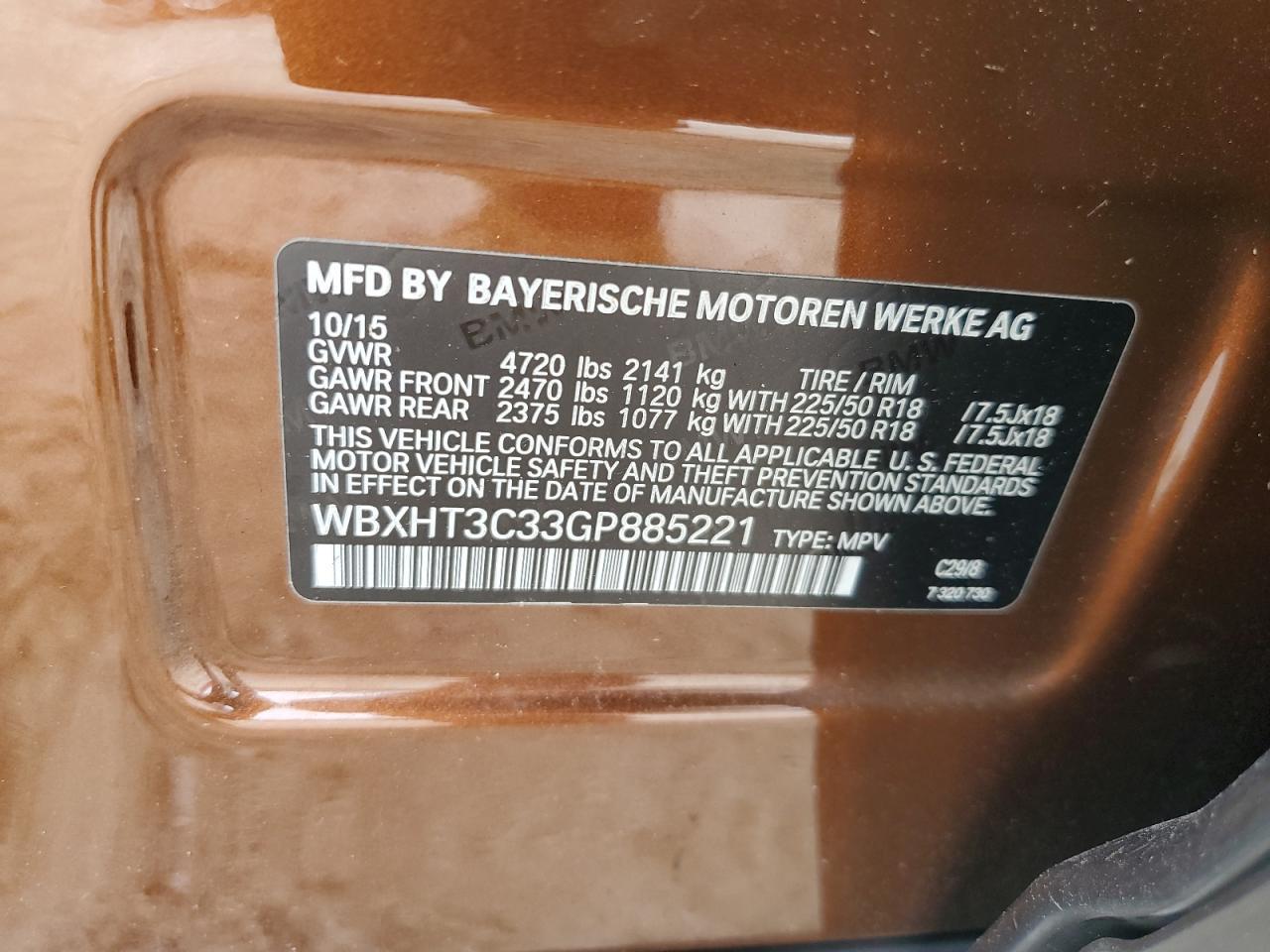 2016 BMW X1