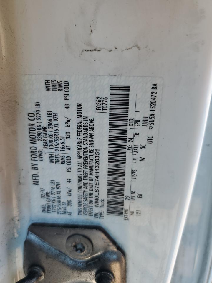 2017 FORD TRANSIT CONNECT