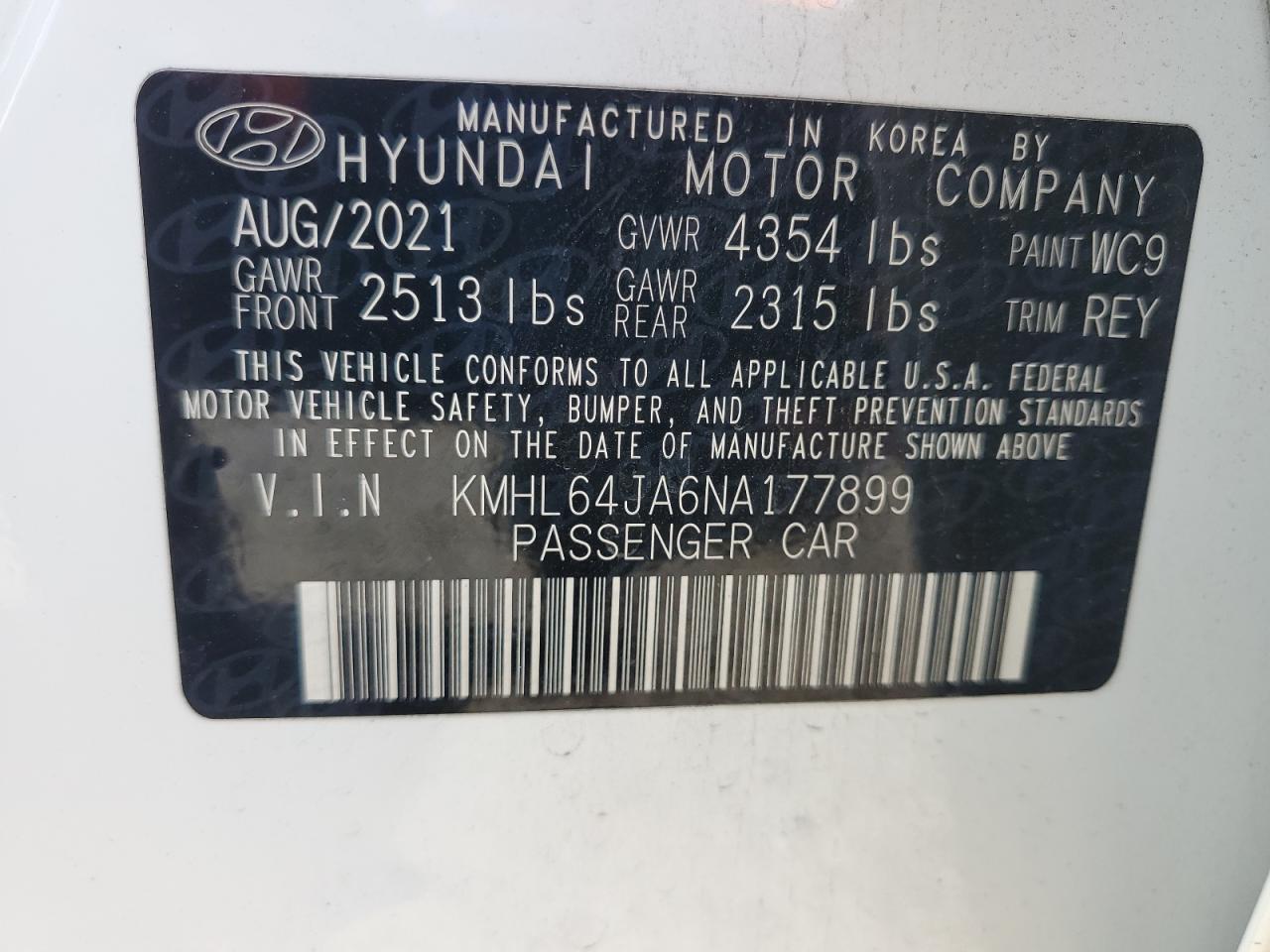 2022 HYUNDAI SONATA