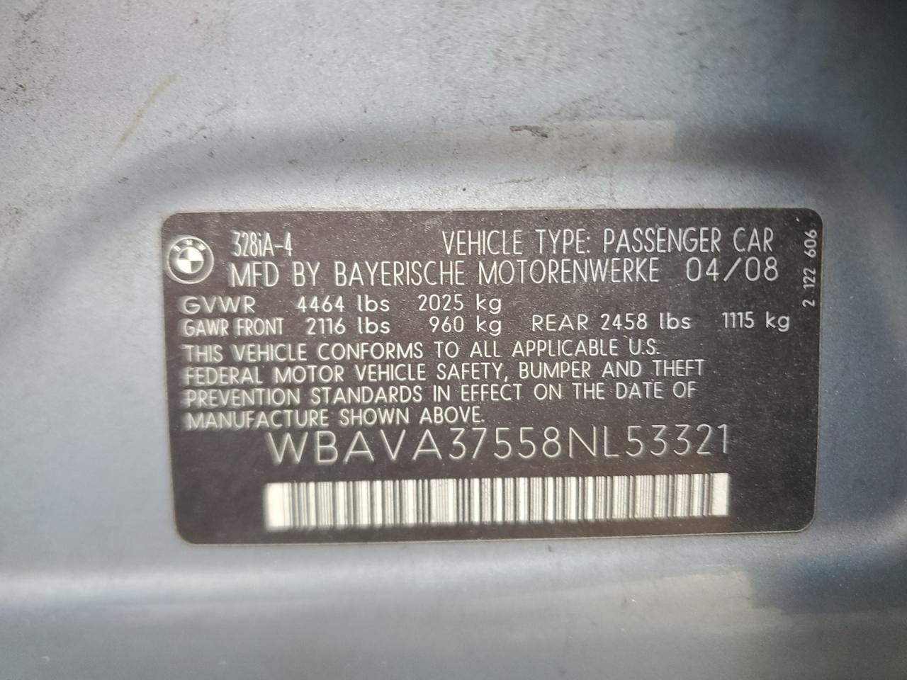 2008 BMW 3 SERIES