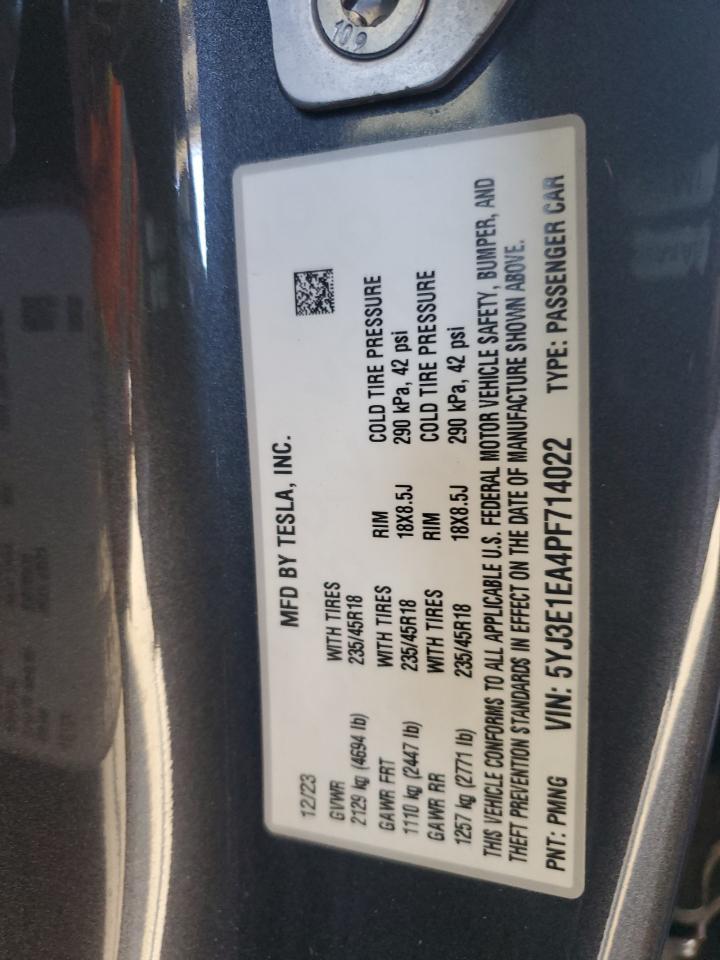 2023 TESLA MODEL 3