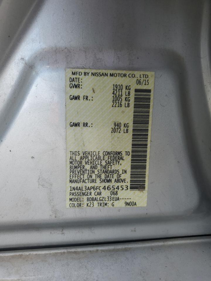 2015 NISSAN ALTIMA