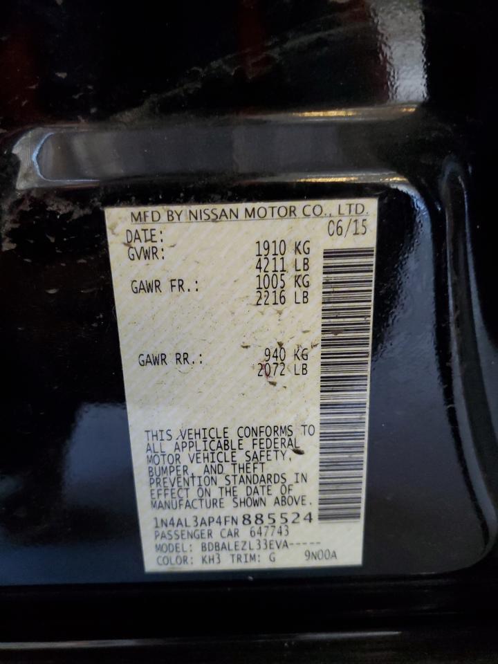 2015 NISSAN ALTIMA
