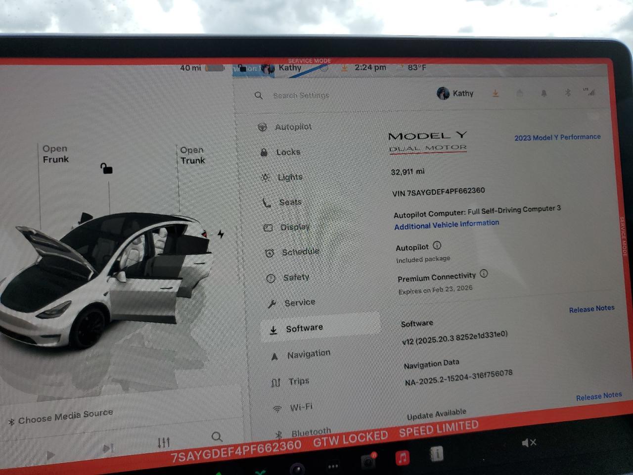2023 TESLA MODEL Y