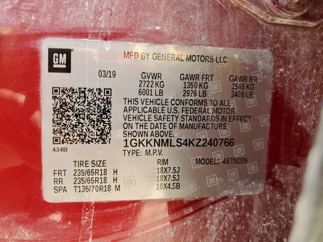 2019 GMC ACADIA