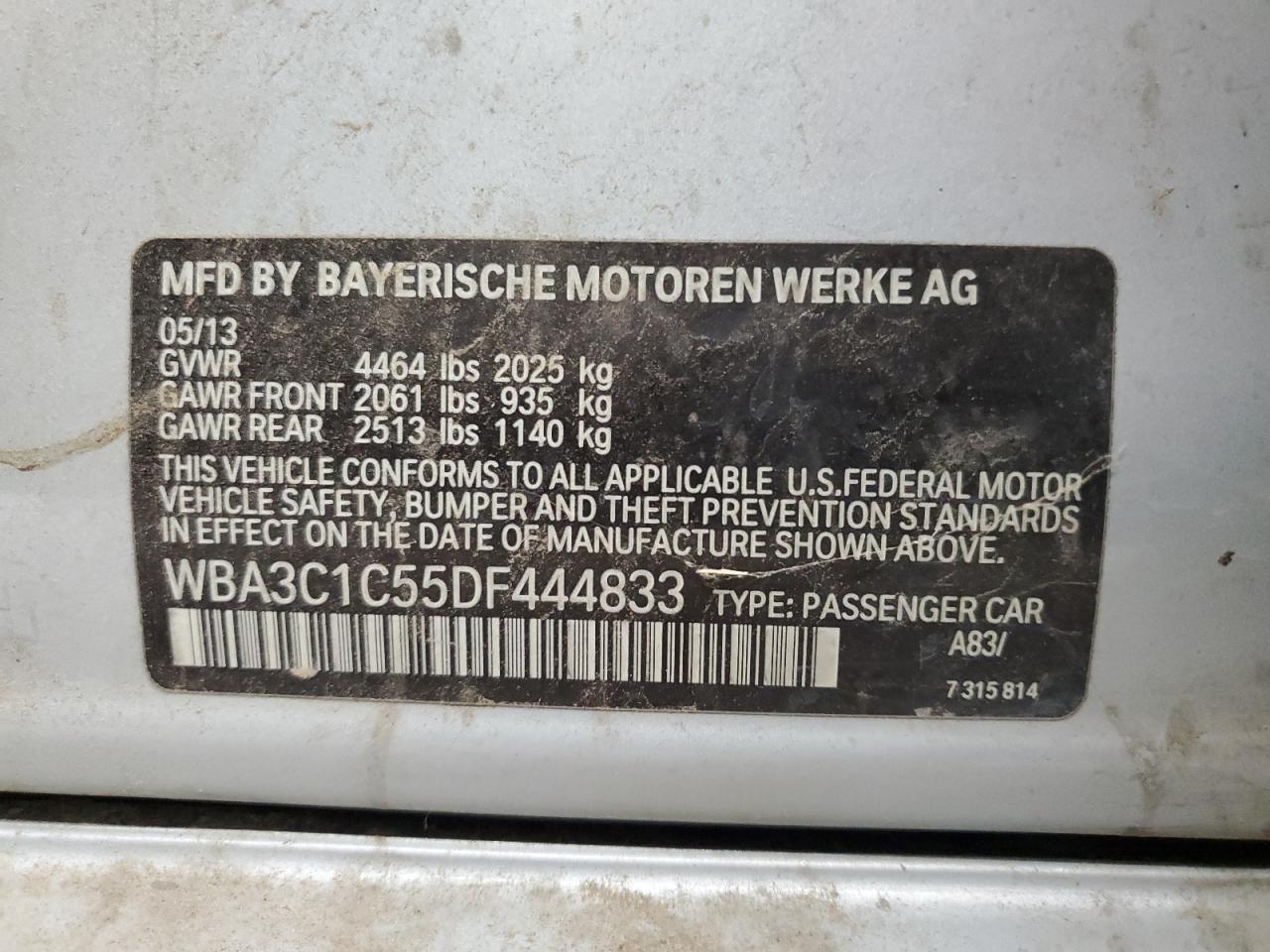 2013 BMW 3 SERIES