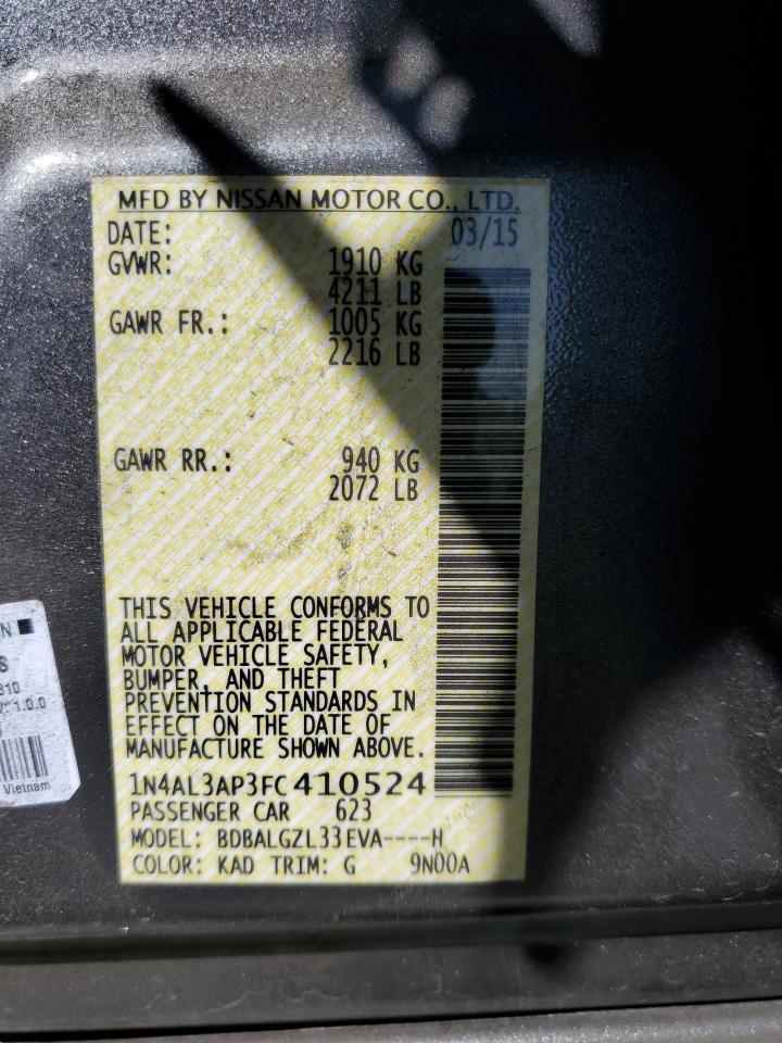 2015 NISSAN ALTIMA