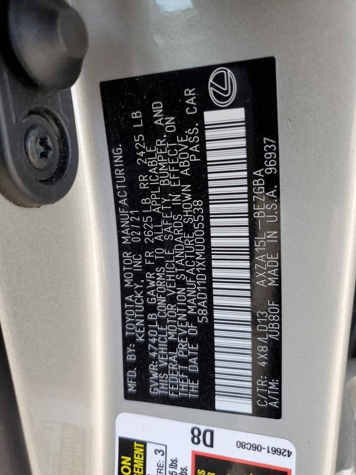 2021 LEXUS Es