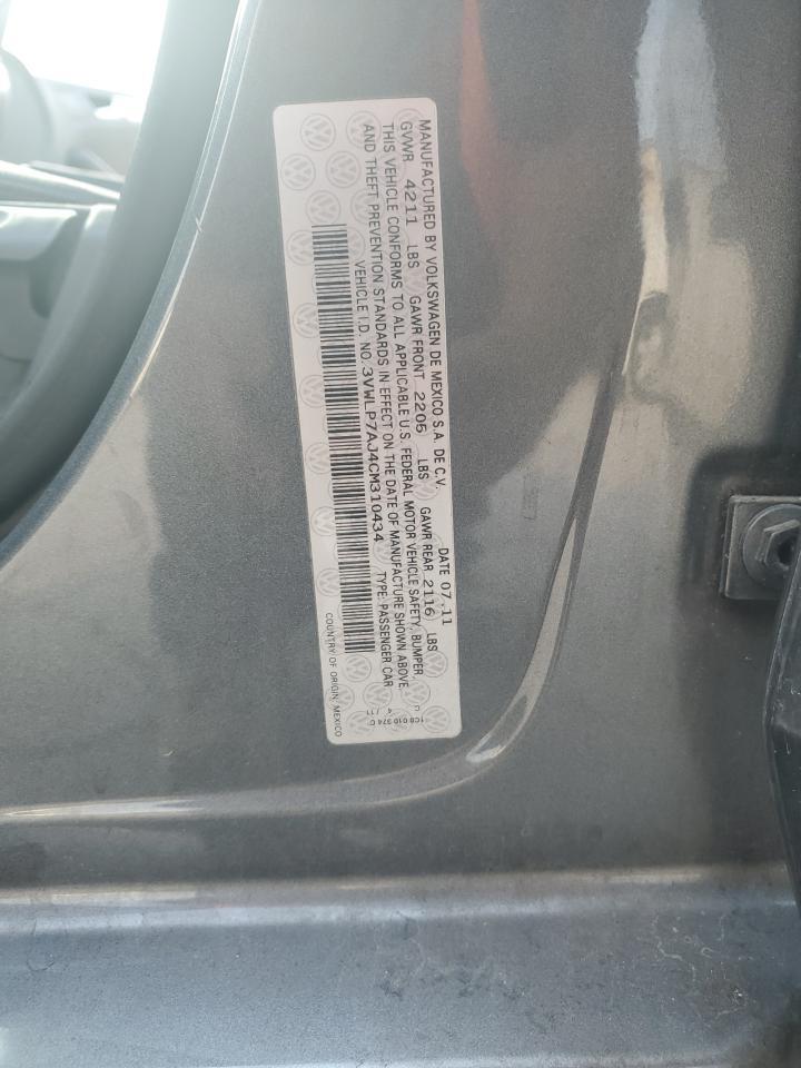 2012 VOLKSWAGEN JETTA