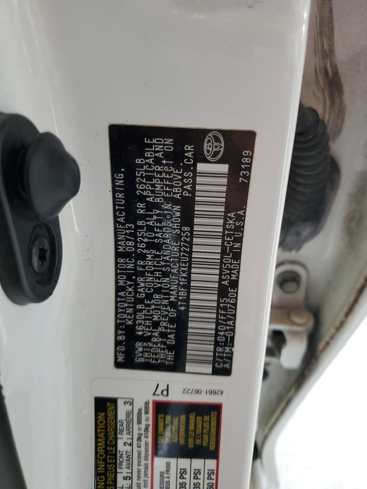 2014 TOYOTA CAMRY