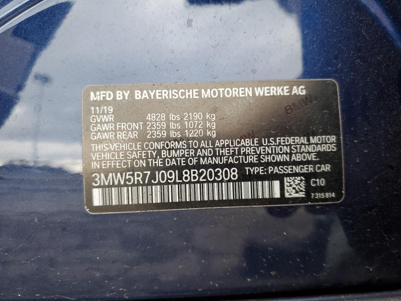 2020 BMW 3 SERIES