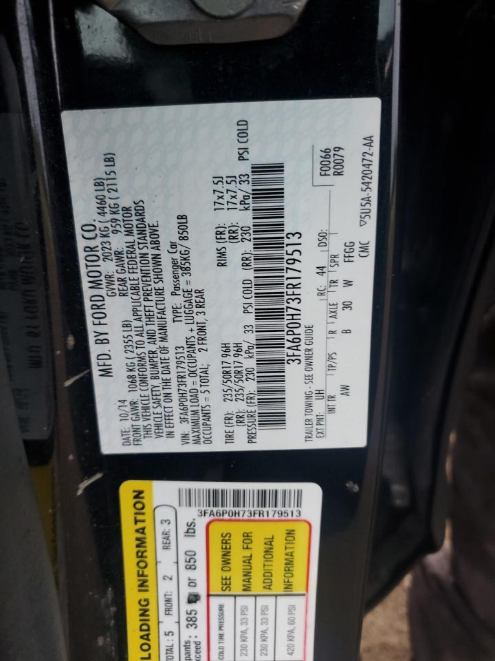 2015 FORD FUSION