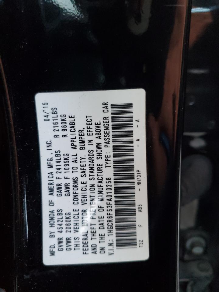 2015 HONDA ACCORD