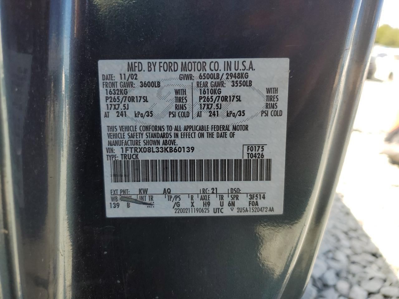 2003 FORD F-150