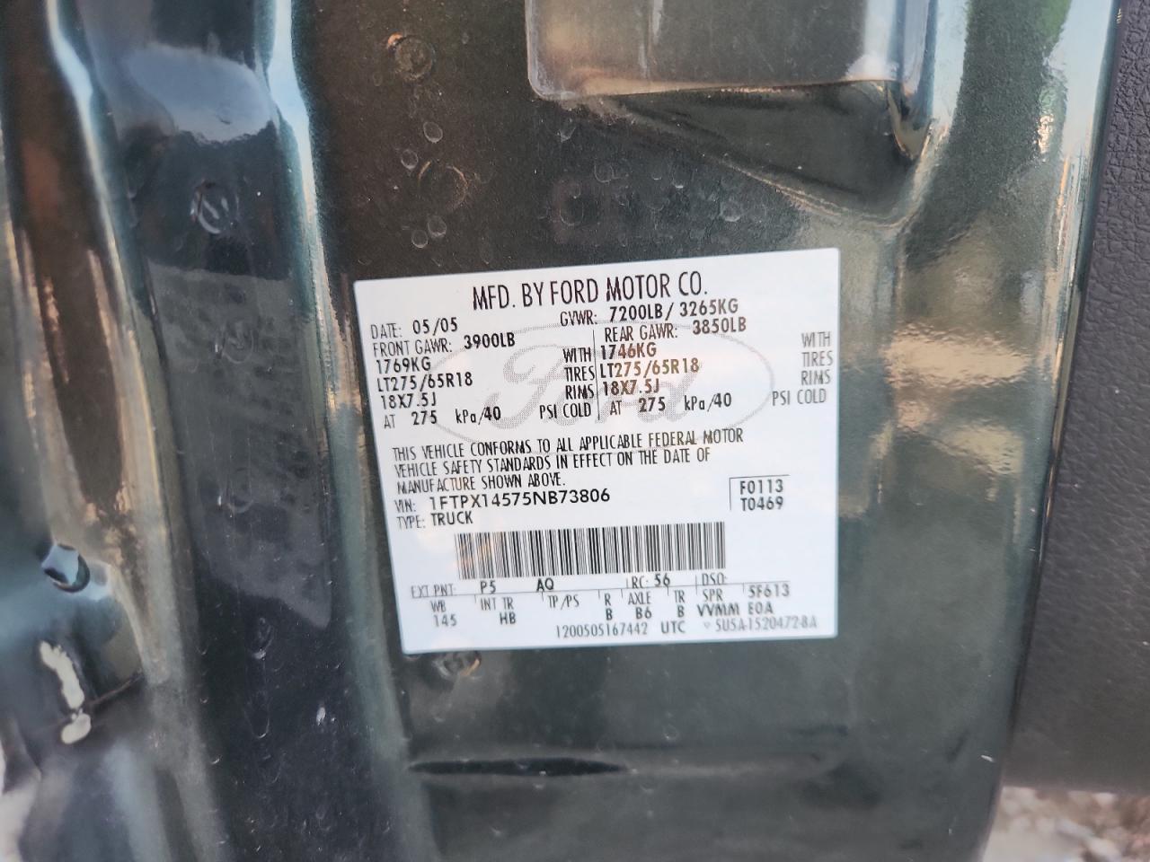 2005 FORD F-150