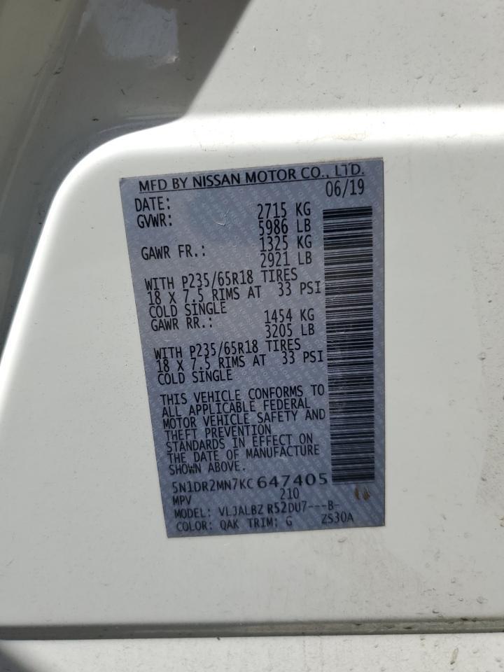 2019 NISSAN PATHFINDER