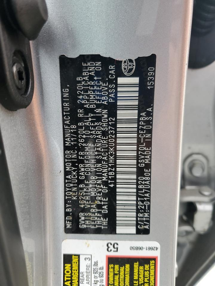 2019 TOYOTA CAMRY