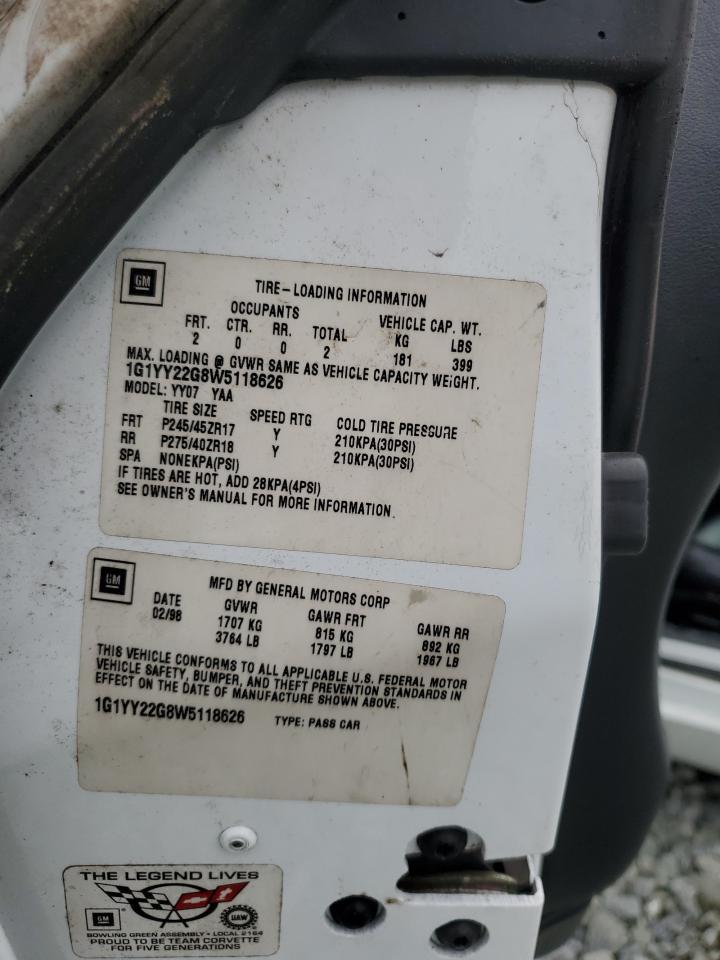 1998 CHEVROLET CORVETTE