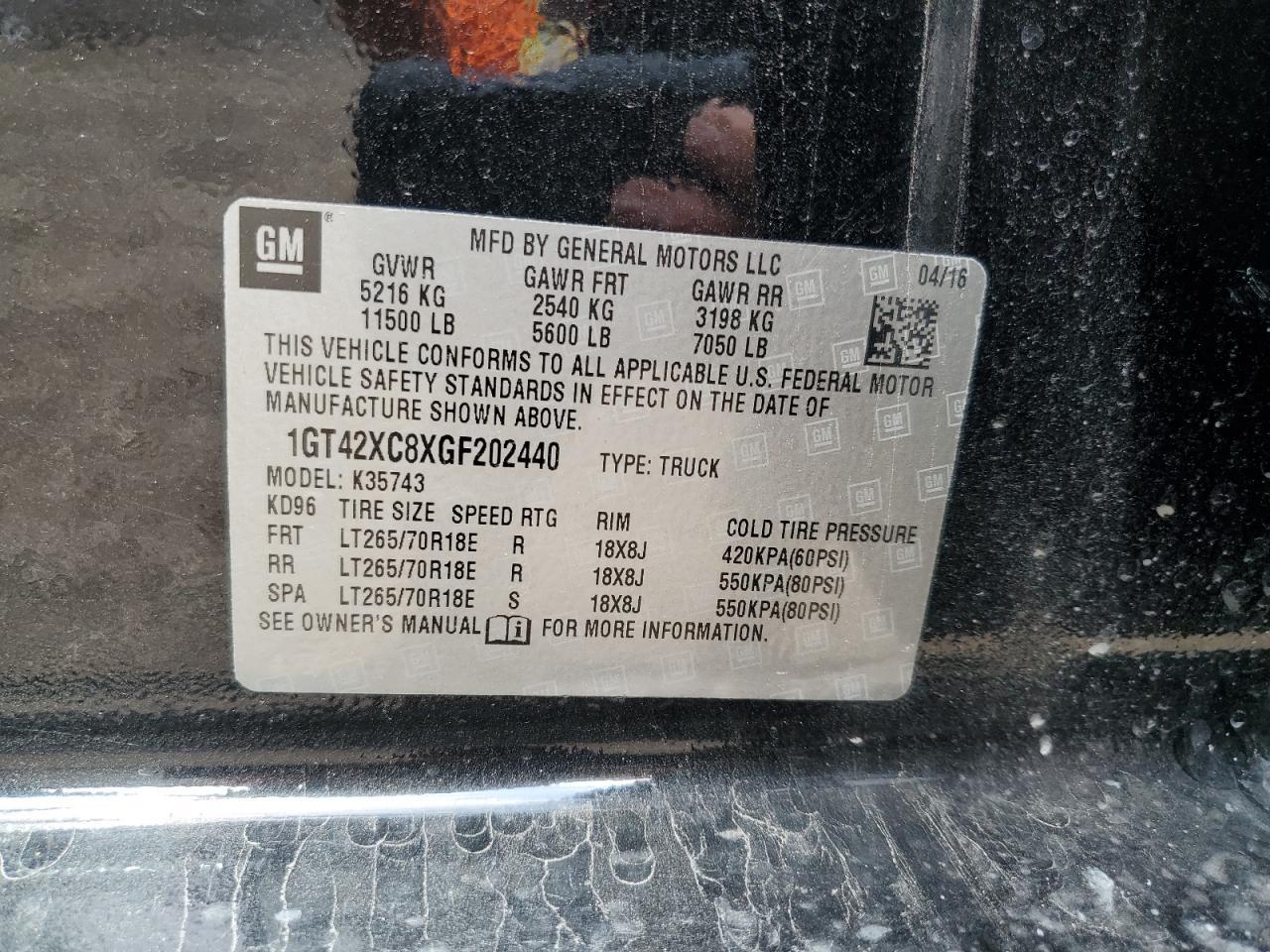 2016 GMC Sierra