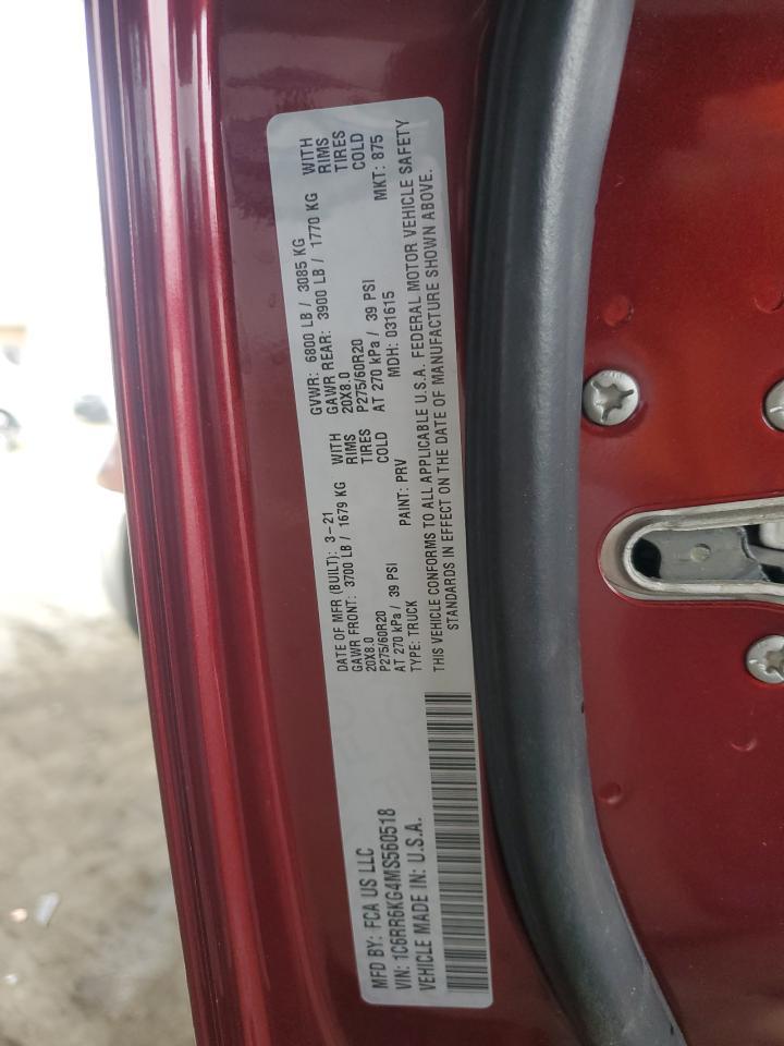 2021 RAM 1500