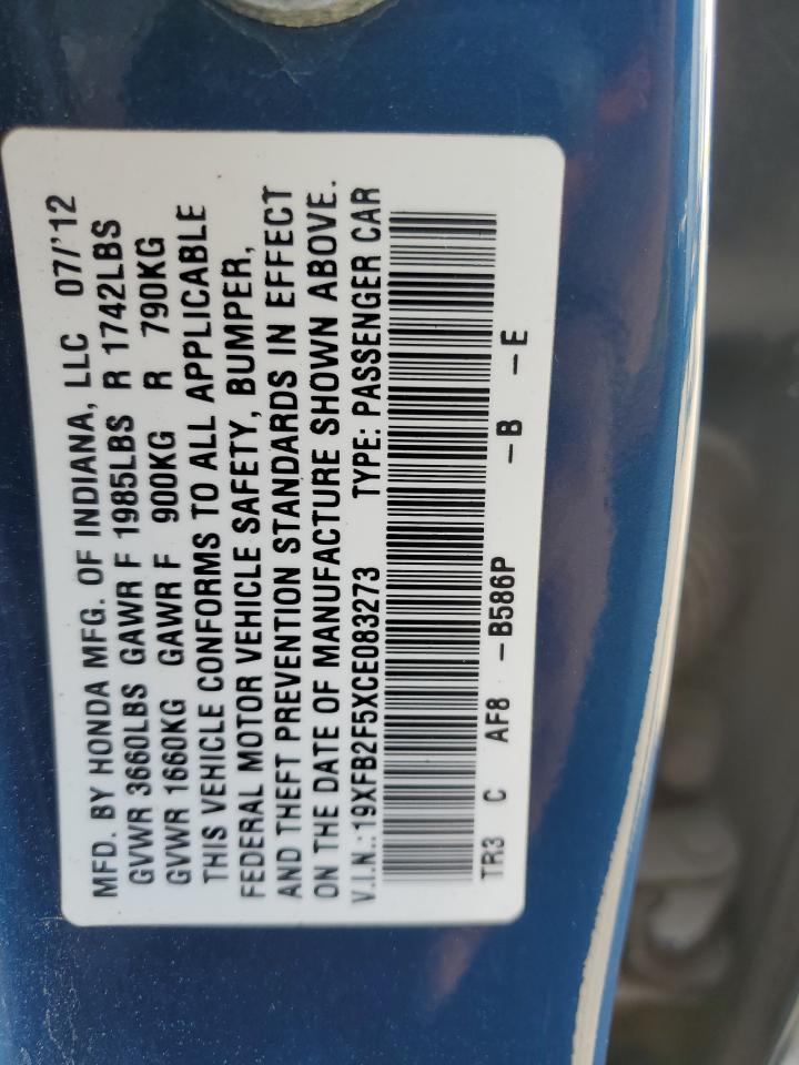 2012 HONDA CIVIC