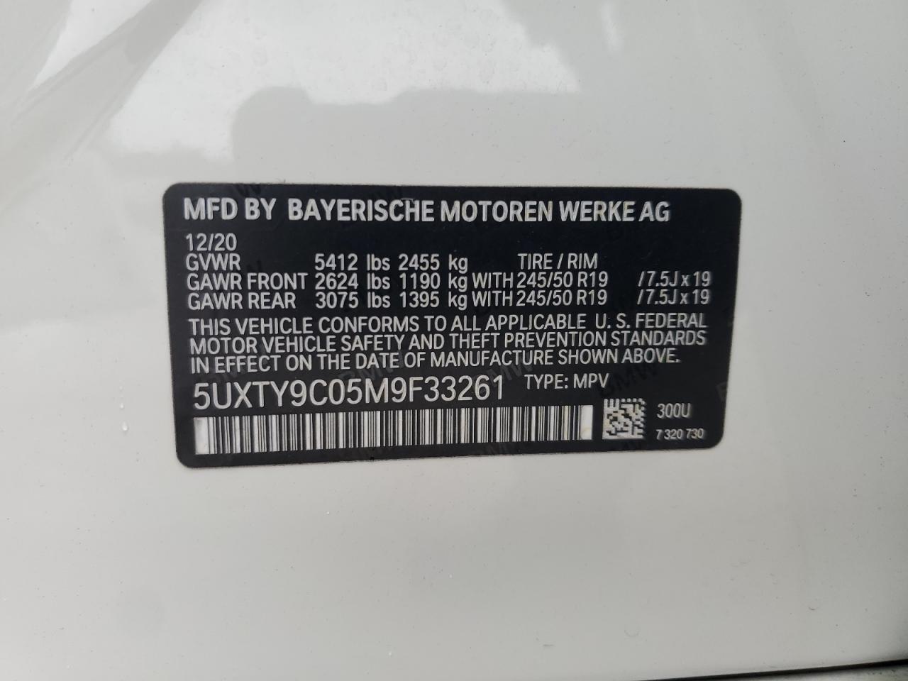 2021 BMW X3