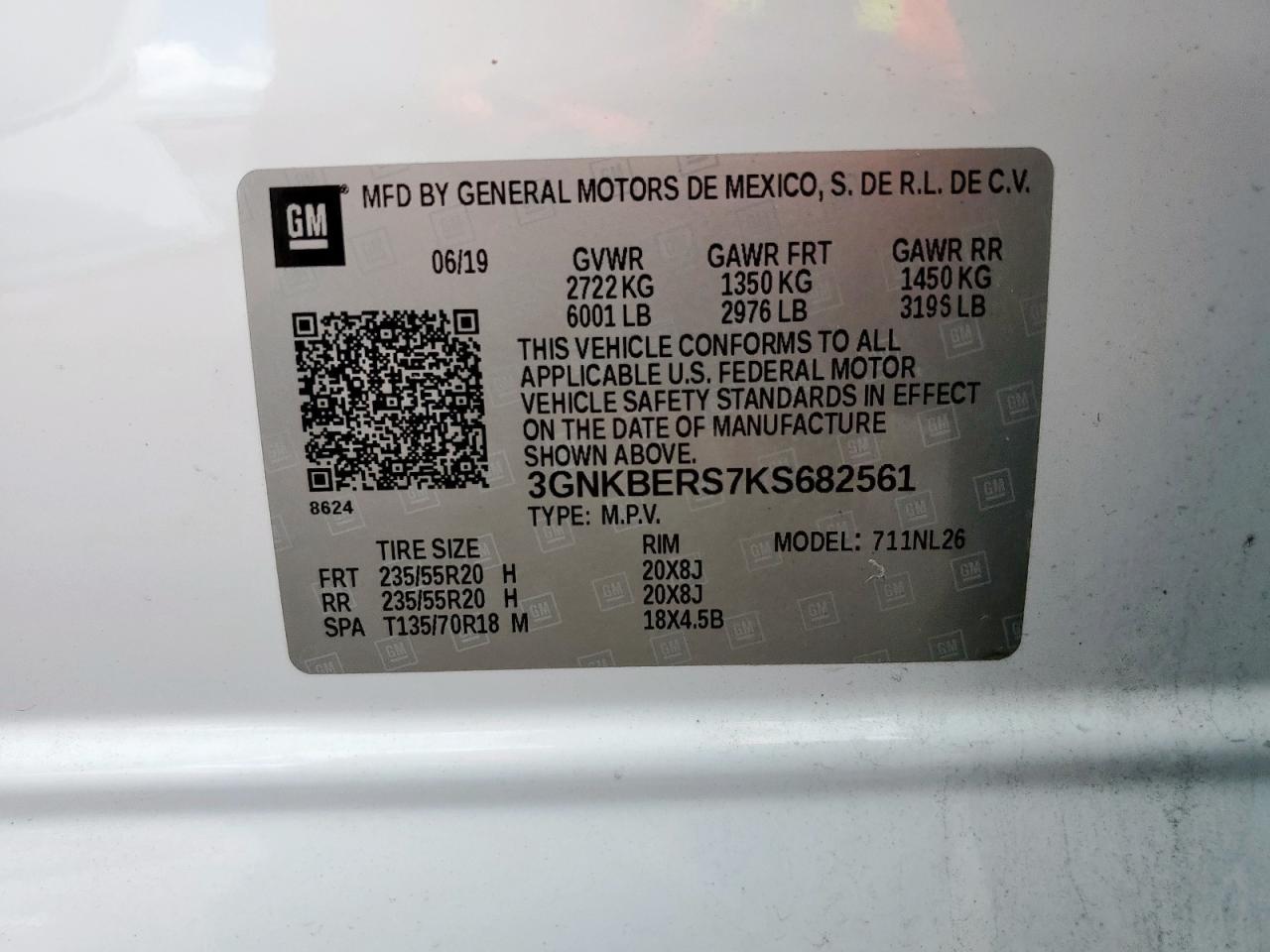 2019 CHEVROLET BLAZER