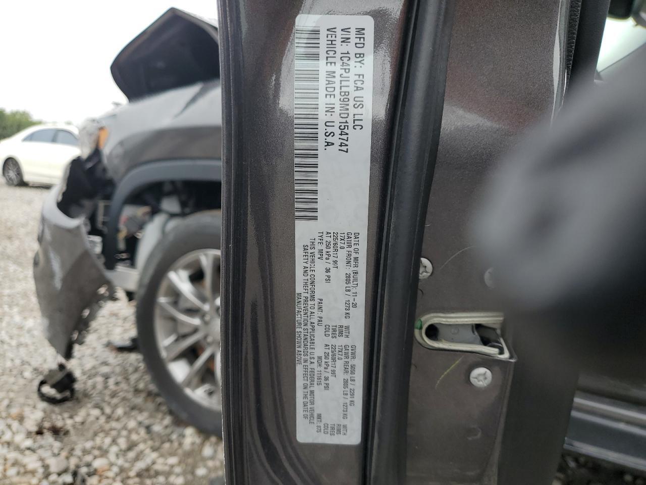 2021 JEEP CHEROKEE