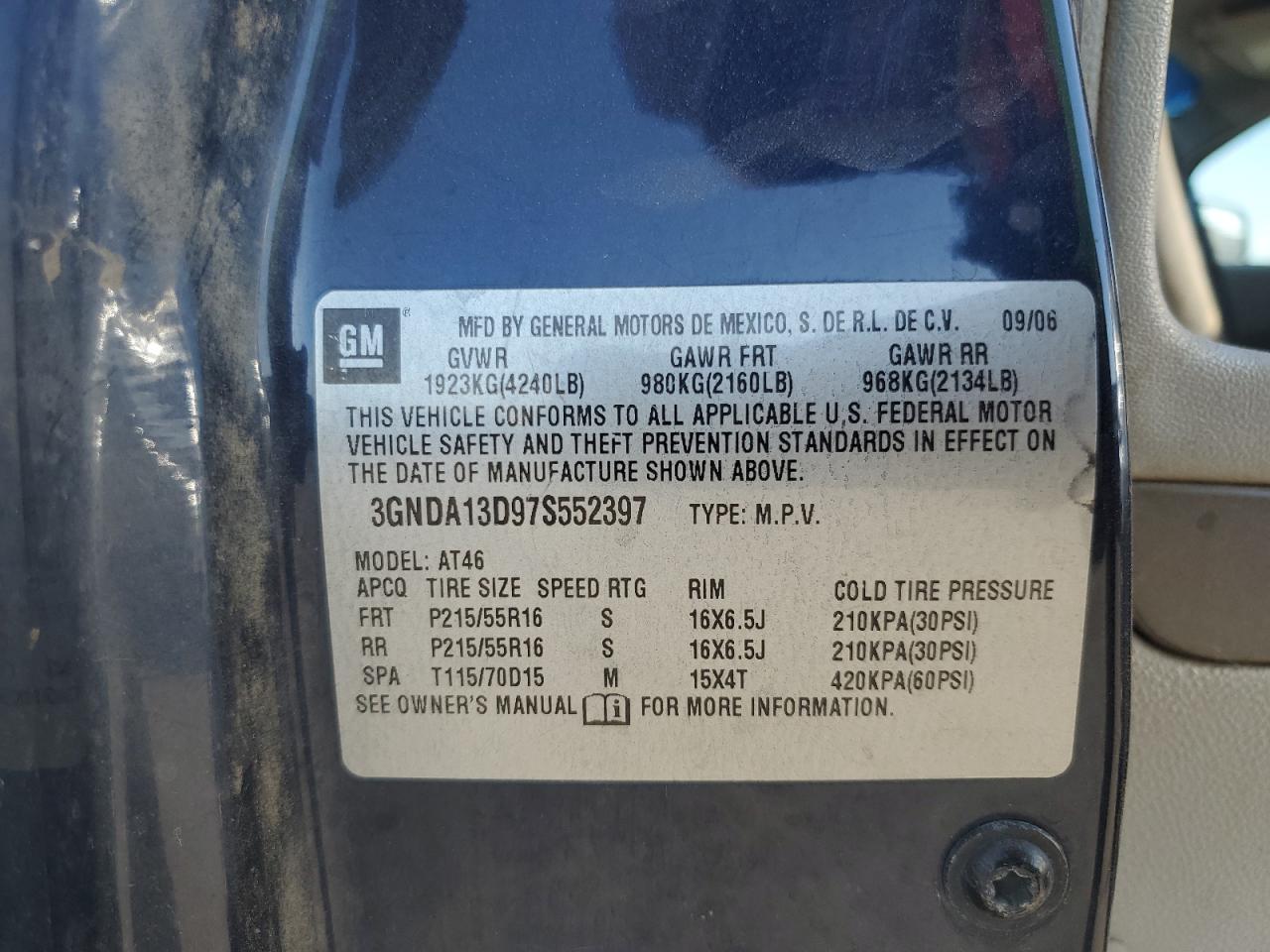 2007 CHEVROLET HHR