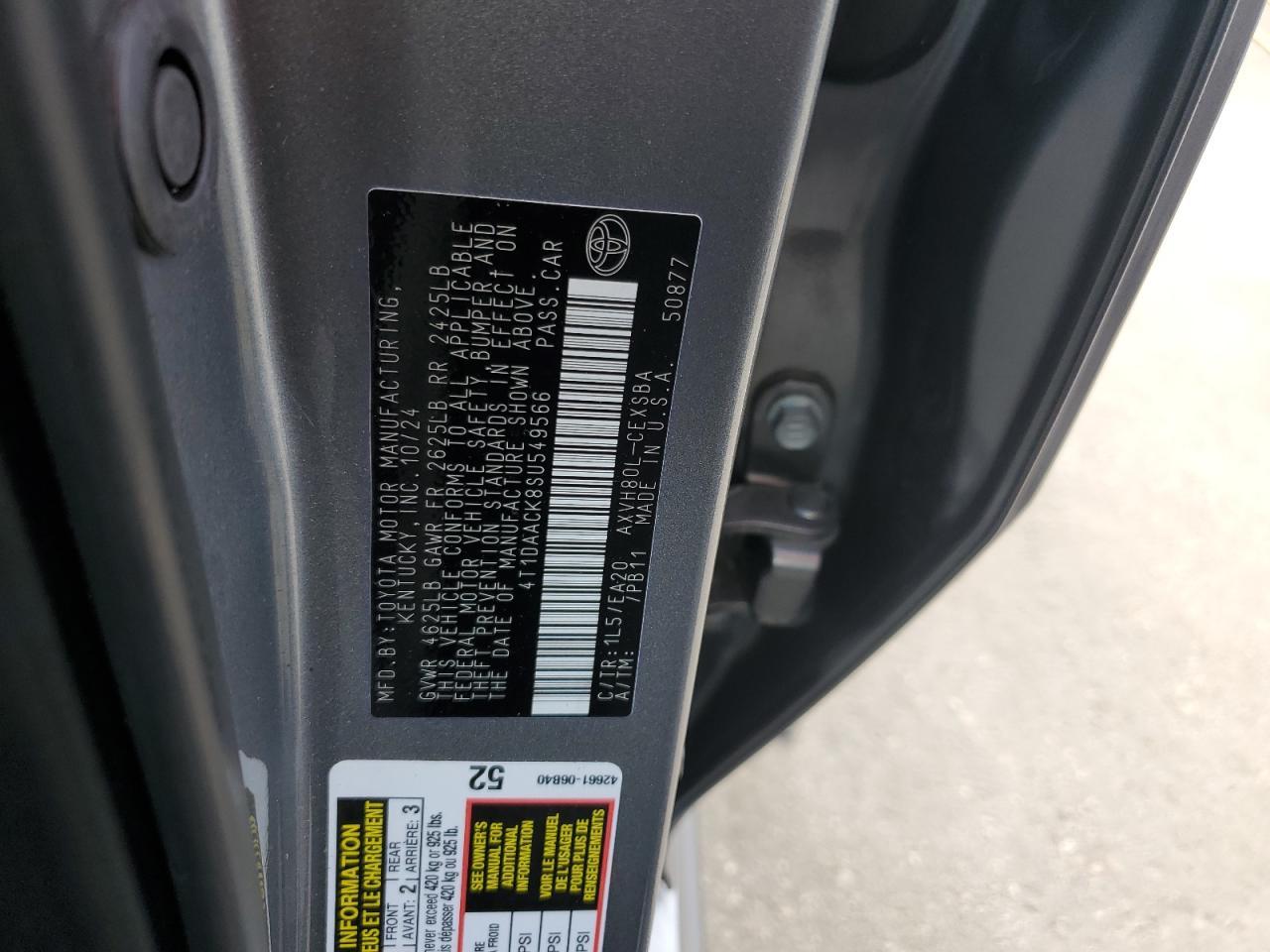 2025 TOYOTA CAMRY