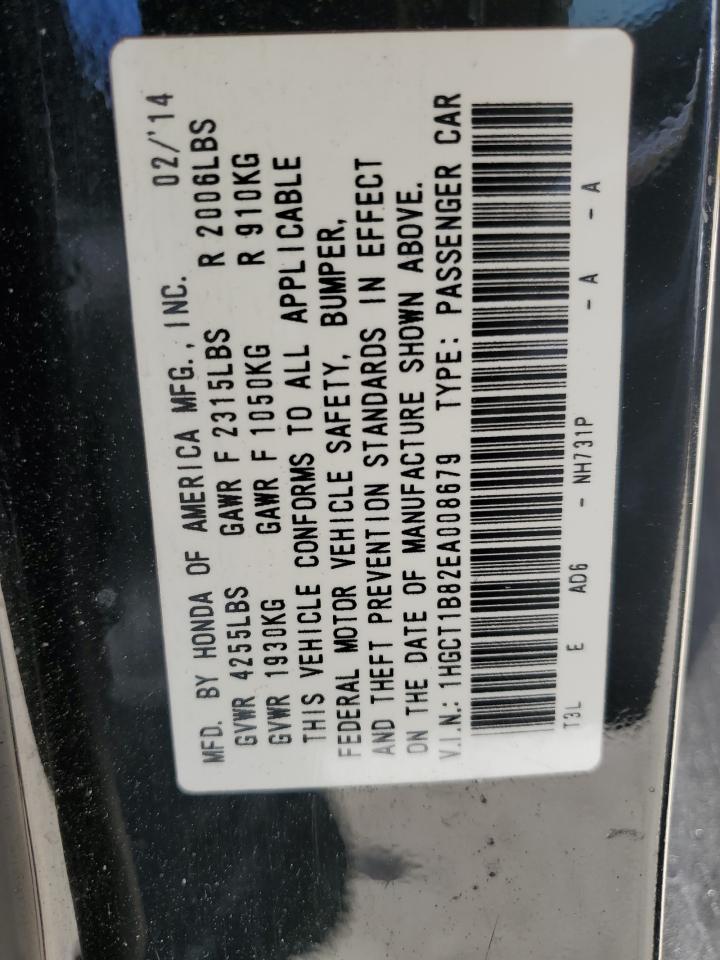 2014 HONDA ACCORD