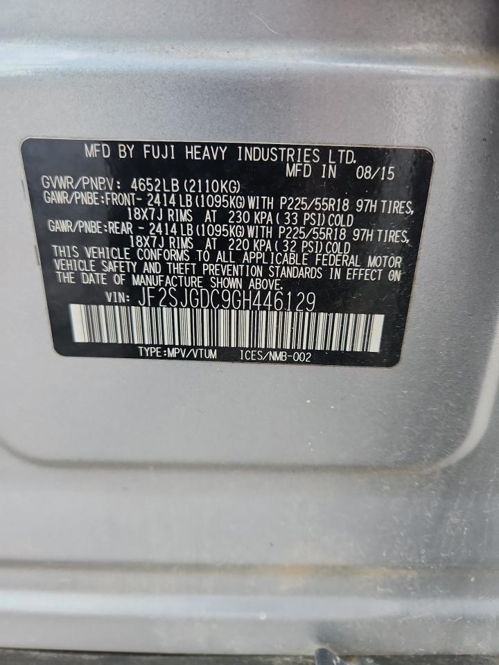 2016 SUBARU FORESTER