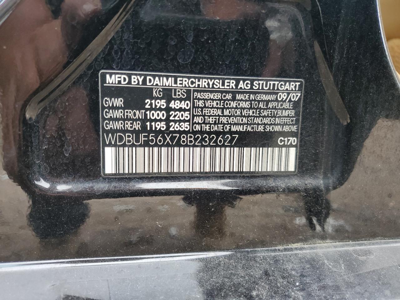 2008 MERCEDES-BENZ E-Class