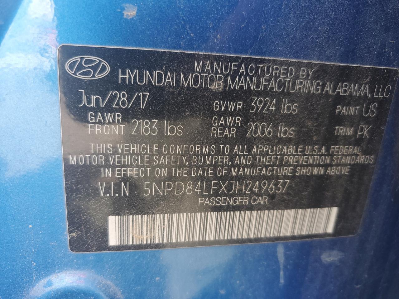 2018 HYUNDAI ELANTRA