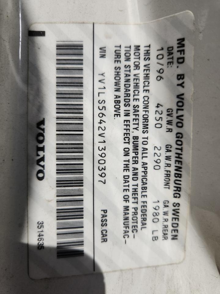 1997 VOLVO 850
