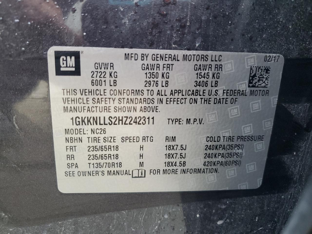 2017 GMC ACADIA