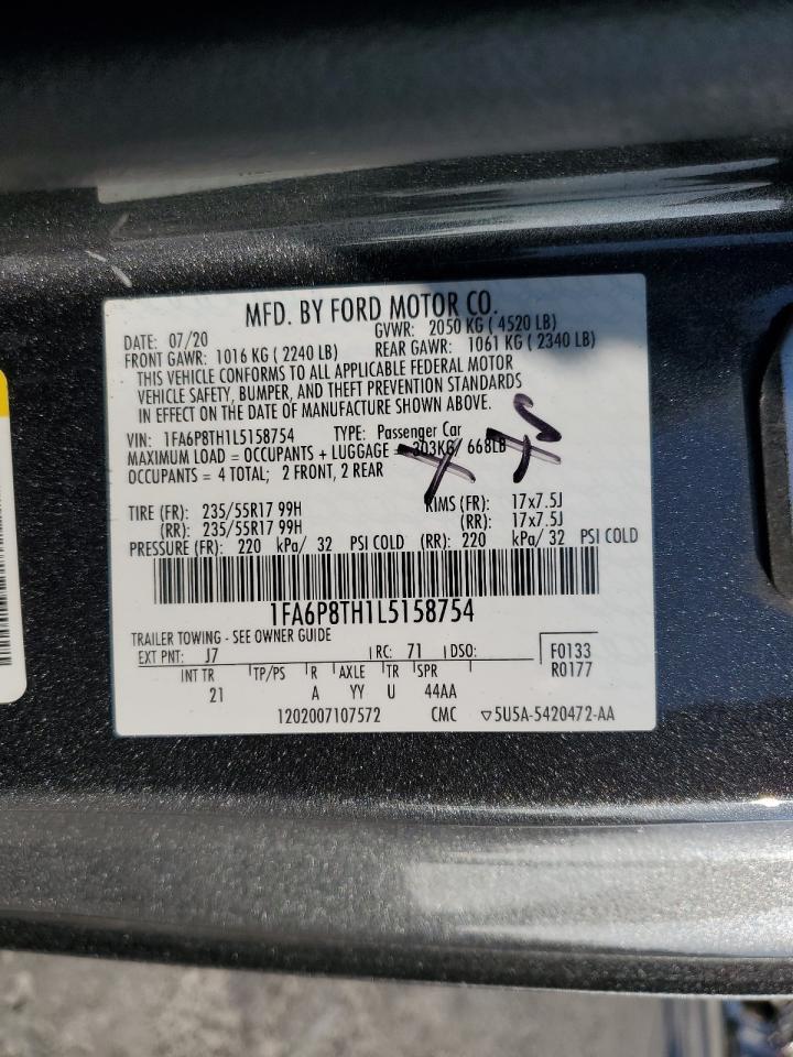 2020 FORD MUSTANG