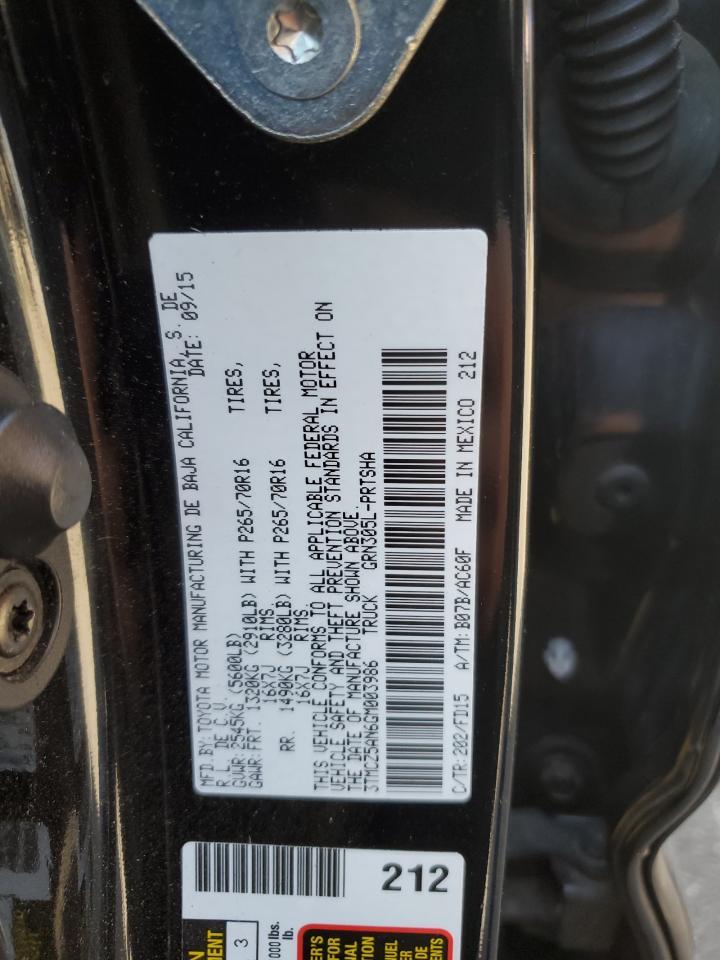 2016 TOYOTA TACOMA