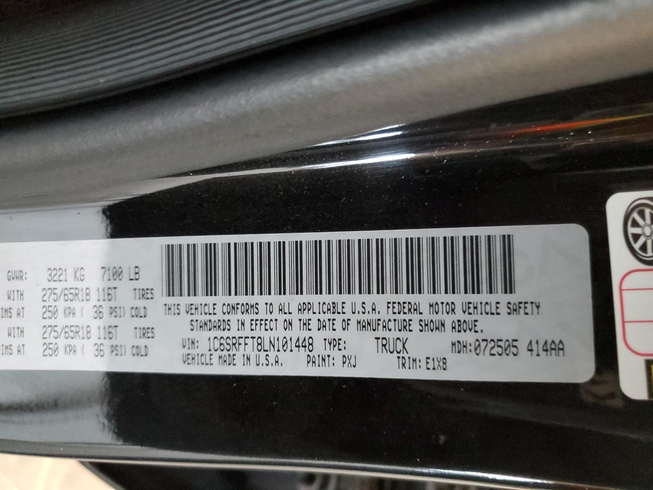 2020 RAM 1500