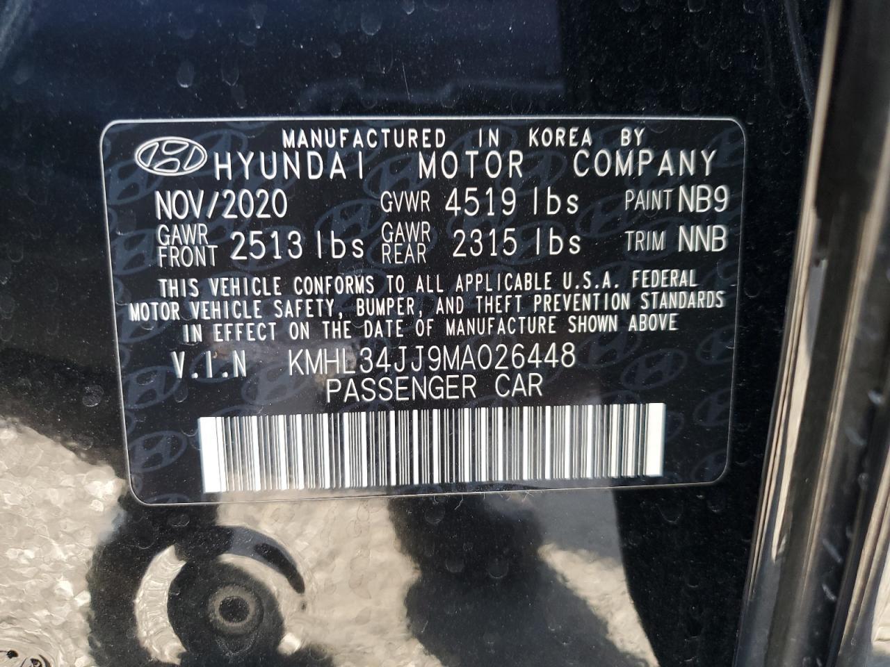 2021 HYUNDAI SONATA