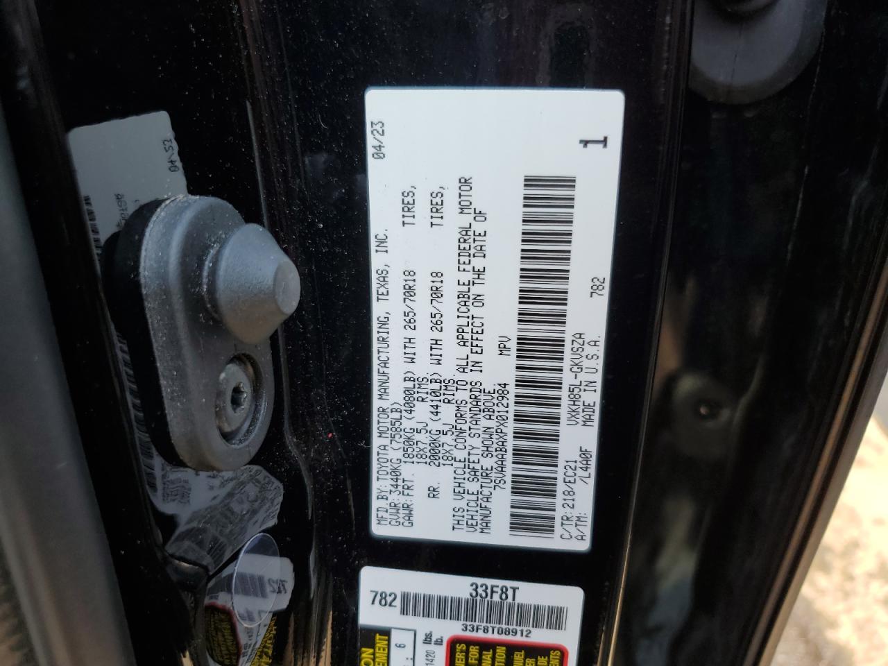2023 TOYOTA Sequoia