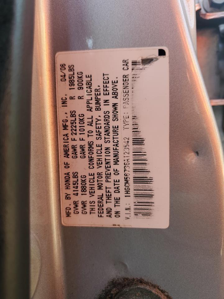 2006 HONDA ACCORD