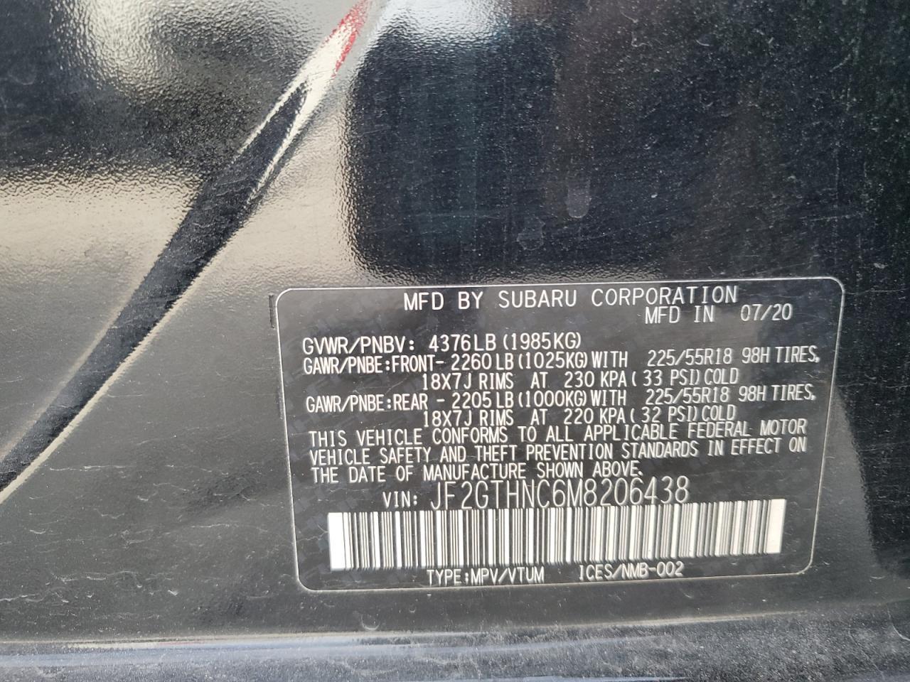 2021 SUBARU Crosstrek