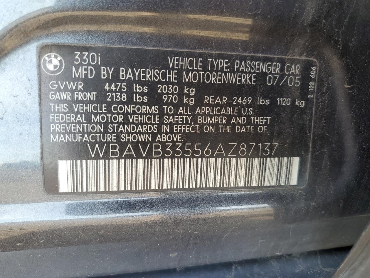 2006 BMW 3 SERIES