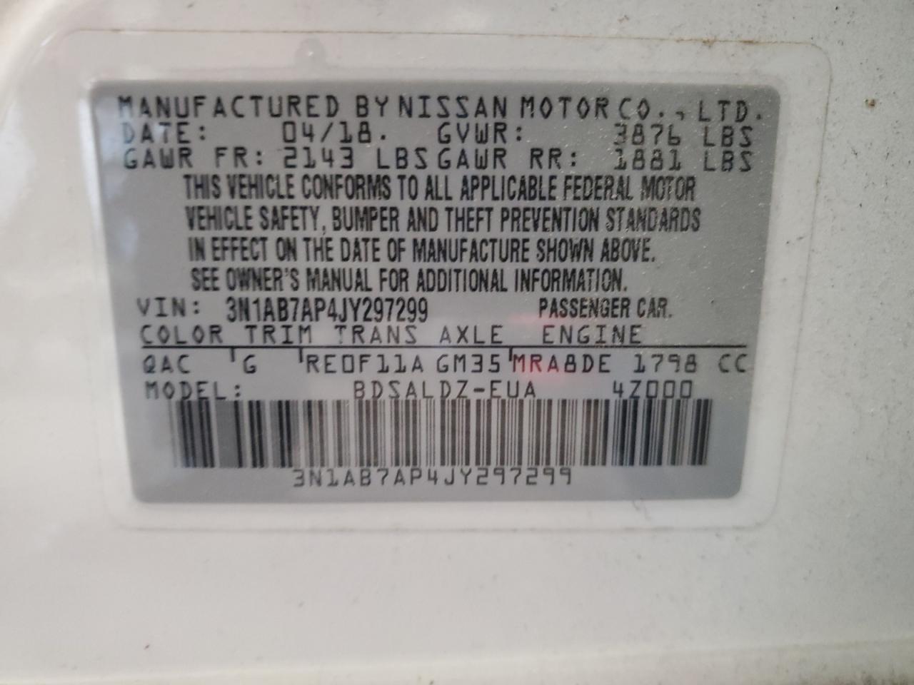 2018 NISSAN SENTRA